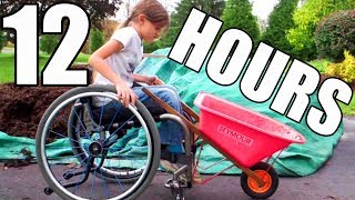 DAY IN A WHEELCHAIR Challenge [upl. by Rhodes52]