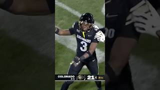 Colton Hood First Career Interception Against Kansas State  Colorado Football Defensive Highlights [upl. by Aihtnamas]