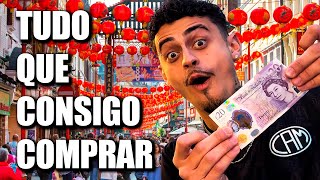 TUDO QUE DA PRA COMER COM £20 EM CHINATOWN [upl. by Adnovoj]