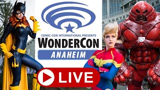 🔴 LIVE from WonderCon  Cosplay Fun Comics Merch and more Anaheim Convention Center [upl. by Strickman]