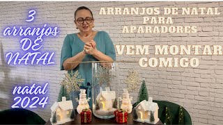 COMO DECORAR APARADORES PARA O NATAL DECORAÇÃO DE NATAL USANDO O QUE VOCÊ JÁ TEM [upl. by Dumas]