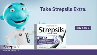 Strepsils Extra Triple Action against painful sore throat [upl. by Giorgio639]