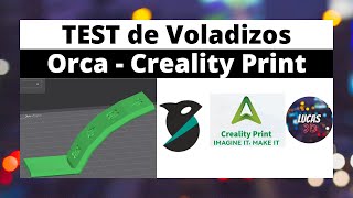 💥Test de voladizos 🔥 creality3d orcaslicer crealityk1 crealityprint [upl. by Wiltsey]