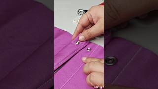 Amazing tool to attach Snap buttons  Snap button plier shorts [upl. by Hatty578]