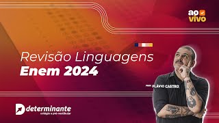 Revisão Linguagens Enem 2024  Prof Flávio Castro [upl. by Htebazie]