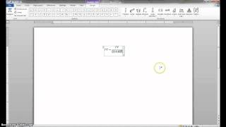 Introduction to the equation editor in Word 2010 [upl. by Yoshiko333]