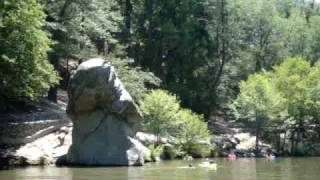 Pancake and Cupcake jumping off Rock at Lake Fulmor [upl. by Orth762]