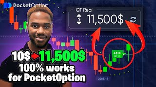 Deposit 10 ➔ Profit 11500  Fast amp Best OTC Binary Options Strategy [upl. by Echikson651]