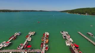 Northern Michigan Escapes Drone Tour of Walloon Lake [upl. by Yenahc]