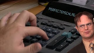 The Office intro but the calculator is synced to the theme song [upl. by Aniaj]