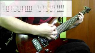 Muse  Hysteria Guitar Only Play Along Tabs In Video [upl. by Negris86]