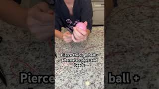 Pink Ball Garland Tutorial with Wreaths by Waldo christmasdecor pinkchristmas christmasdiy [upl. by Anev]