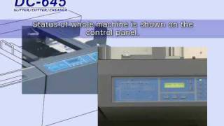 Duplo DC 645 Slitter Cutter Creaser [upl. by Eirovi565]