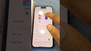 Apple iPhone 16 Automatic Brightness 🔆🔆 Light and Dark mode Settings [upl. by Mell]