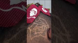 Freestyle Hair Designs🥀💈 barber haircut design freestyle foryou viralvideo deadpool [upl. by Perren]