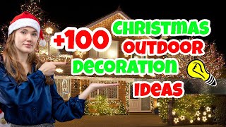 100 Christmas decoration Ideas 2024  Christmas outdoor decoration ideas 2024  Outdoor decor 2024 [upl. by Hayyikaz]