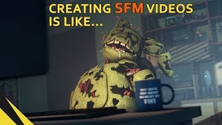 CREATING SFM VIDEOS IS LIKE  FNAF Animation [upl. by Webb126]