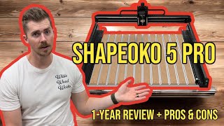 1 year Shapeoko 5 Pro review 5takeaways  Pros and Cons [upl. by Eilsil21]