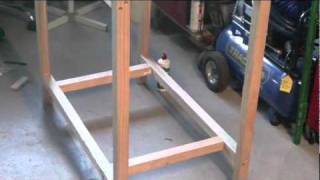 WOODWORK PROJECTS SE1 EP3  BUILDING A SMALL WORKBENCH AT HOME  DIY HOWTO [upl. by Jana445]