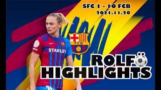 FRIDOLINA ROLFÖ Highlights FCB 10  1 SFC [upl. by Cacie]