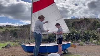 You do WHAT How amp why I sail amp dinghy cruise tiny boats with kids amp dogs sailing woodenboats [upl. by Sitelc]