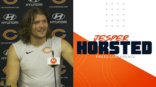 Jesper Horsted on his threetouchdown game  Chicago Bears [upl. by Coopersmith]