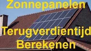 Zonnepanelen rendement [upl. by Gustav915]