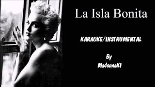 Madonna  La Isla Bonita Karaoke  Instrumental with lyrics on screen [upl. by Lolande]