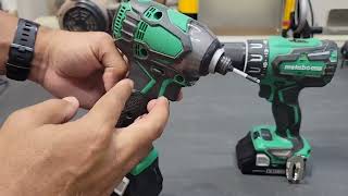 Metabo HPT 18V MultiVolt Hammer Drill and Triple Hammer Impact Driver Cordless Combo Kit Review [upl. by Aniale]