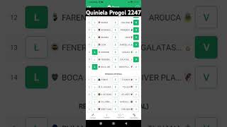 Quiniela Progol 2247 [upl. by Annoyek]