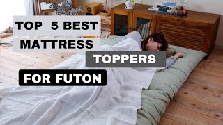 Top 5 Best Mattress Topper For Futon Reviews of 2024 [upl. by Moir]