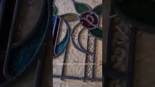 100year old front door stained glass restoration [upl. by Aurlie]