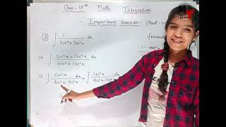 Class 12 maths integration NCERT  most important integration questions by Komal Kumari [upl. by Zzaj]