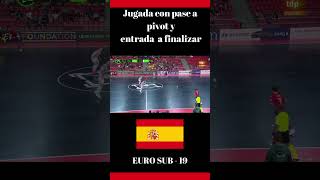 JUGADA CON PIVOT DE ESPAÑA FUTSAL [upl. by Edette]