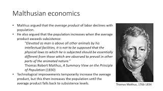 Malthusian economics [upl. by Oicnedif216]