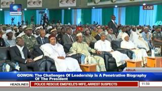 Yakubu Gowon Speaks At Book Presentation On President Muhammadu Buhari [upl. by Adnorat]