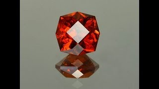 384 CTS Old Mine Cut Natural Spessartite Garnet Loose Gemstone [upl. by Yolanda605]