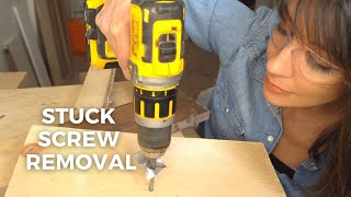 Stuck Screw Removal  5 BEST Ways to Remove Stripped Screws [upl. by Couq]