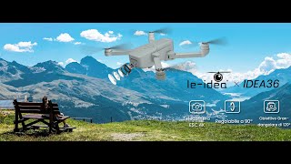 Drone Ultraleggero Pieghevole IDEA36 Telecamera 4K con Stabilizzatore e GPS [upl. by Jessica141]