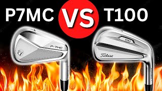 I HAVE PICKED A WINNER TaylorMade P7MC vs Titleist T100 [upl. by Itsrejk]