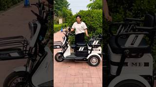 Pick Up and drop of school scooter electric tricycle scooter bike bullet rider best20242025 [upl. by Alberic]