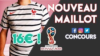 MAILLOT FRANCE PRÉMATCH 2018 NIKE  CONCOURS amp SURPRISE [upl. by Cardew]