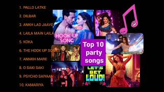 Top 10 superhit Bollywood party songs [upl. by Hally127]