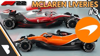 F1 22  MCLAREN LIVERY IDEAS  MP44 MCL32 MP427 MP412 MP430  3 [upl. by Nav]