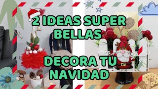 2 DIY DECORACIÓN NAVIDEÑA  NAVIDAD 2024✨🎄 [upl. by Uis]