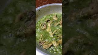 Spicy Chicken Green Gravydelicousefoods shortvideo easyrecipefoodfusion shorts recipefoodyt [upl. by Eelidnarb]