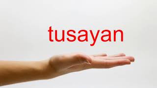 How to Pronounce tusayan  American English [upl. by Wiburg989]