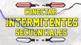 Como instalar o conectar intermitentes secuenciales o dinámicos [upl. by Sacksen814]