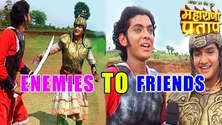 Maharana Pratap OMG Pratap and Akbar talks about journey from ENEMIES to FRIENDS  MUST WATCH [upl. by Kcirre]