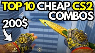 BEST CHEAP CS2 KNIFE amp GLOVE COMBOS BUDGET KNIFE  GLOVES COMBO Under 500 [upl. by Eah]